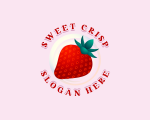 Sweet Strawberry Fruit logo design