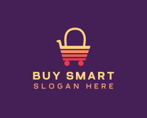 Retail Shopping Cart logo design