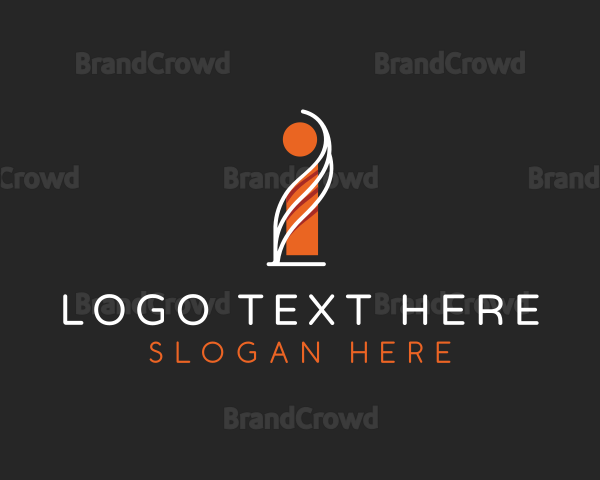 Fashion Styling Letter I Logo