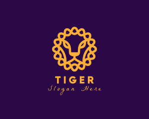Elegant Fierce Lion logo design