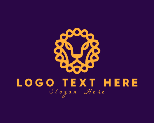 Tiger - Elegant Fierce Lion logo design