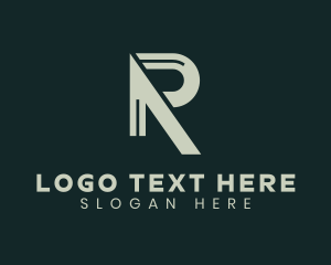 Compass Business Letter R Logo