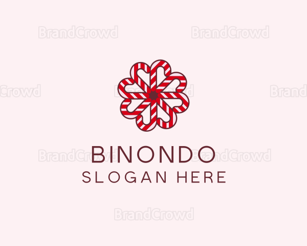 Sugar Cane Christmas Candy Logo