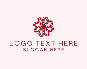 Festival - Sugar Cane Christmas Candy logo design