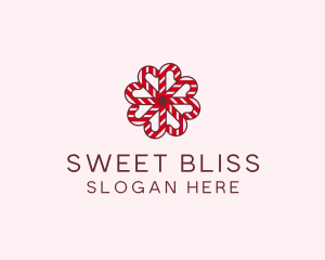 Sugar Cane Christmas Candy logo design