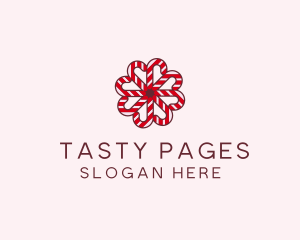 Sugar Cane Christmas Candy logo design