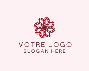 Winter - Sugar Cane Christmas Candy logo design