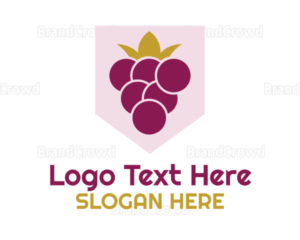 Fruit Grape King Logo