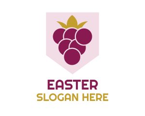 Plum - Fruit Grape King logo design