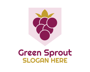Seed - Fruit Grape King logo design
