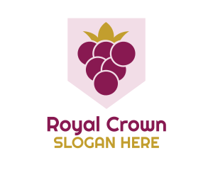 King - Fruit Grape King logo design