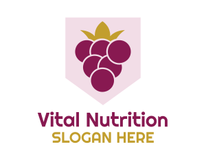 Nutritionist - Fruit Grape King logo design