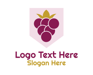 Fruit Grape King Logo