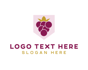 Vineyard - Royal Fruit Grape logo design