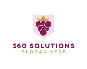 Royal Fruit Grape logo design