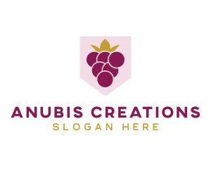 Royal Fruit Grape logo design