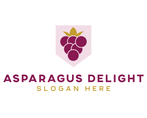 Royal Fruit Grape logo design