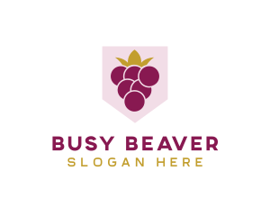 Royal Fruit Grape logo design