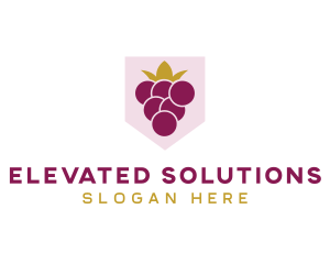 Royal Fruit Grape logo design