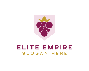 Royal Fruit Grape logo design