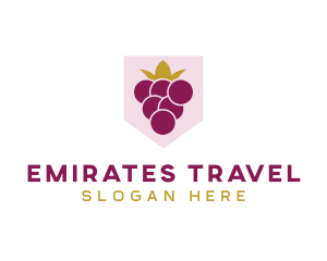 Royal Fruit Grape logo design