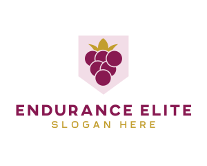 Royal Fruit Grape logo design