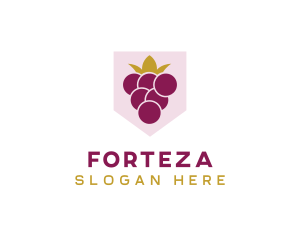 Royal Fruit Grape logo design