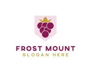 Royal Fruit Grape logo design