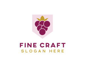 Royal Fruit Grape logo design