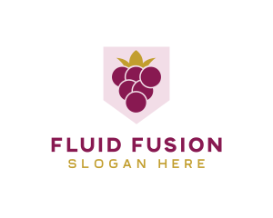 Royal Fruit Grape logo design