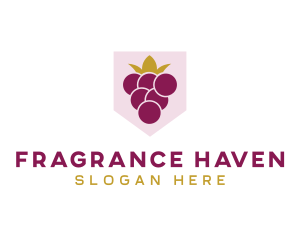 Royal Fruit Grape logo design