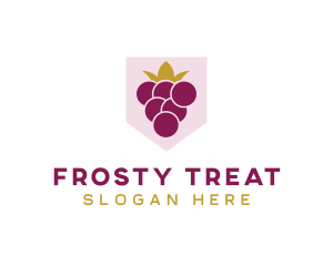 Royal Fruit Grape logo design