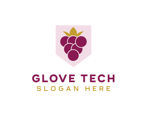 Royal Fruit Grape logo design