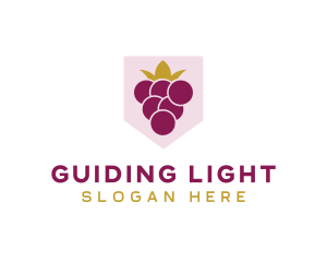 Royal Fruit Grape logo design