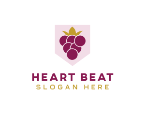 Royal Fruit Grape logo design