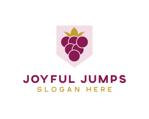 Royal Fruit Grape logo design