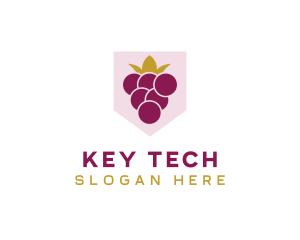 Royal Fruit Grape logo design