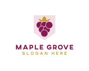 Royal Fruit Grape logo design