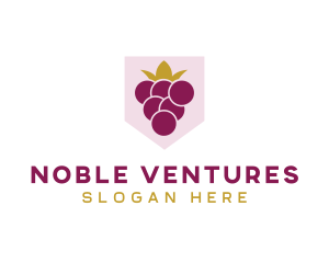 Royal Fruit Grape logo design