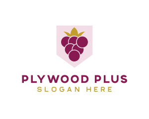 Royal Fruit Grape logo design