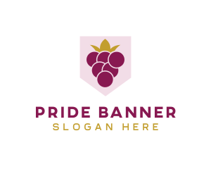 Royal Fruit Grape logo design