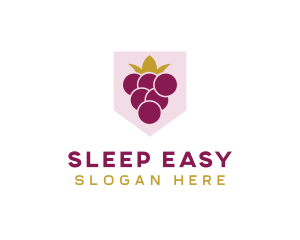 Royal Fruit Grape logo design