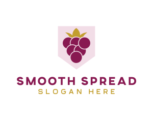 Royal Fruit Grape logo design