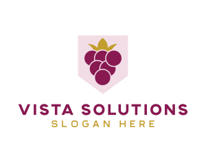 Royal Fruit Grape logo design