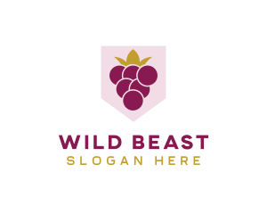 Royal Fruit Grape logo design