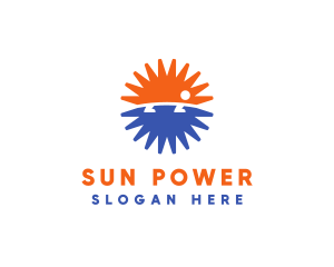 Sun Hedgehog Vet logo design