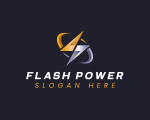 Lightning - Bolt Power Lightning logo design