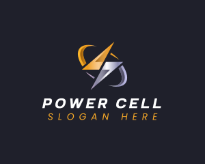 Battery - Bolt Power Lightning logo design