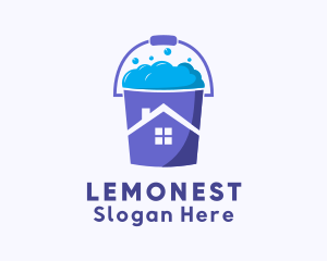 Property - House Cleaning Bucket logo design
