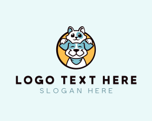 Grooming - Cat Dog Veterinary logo design